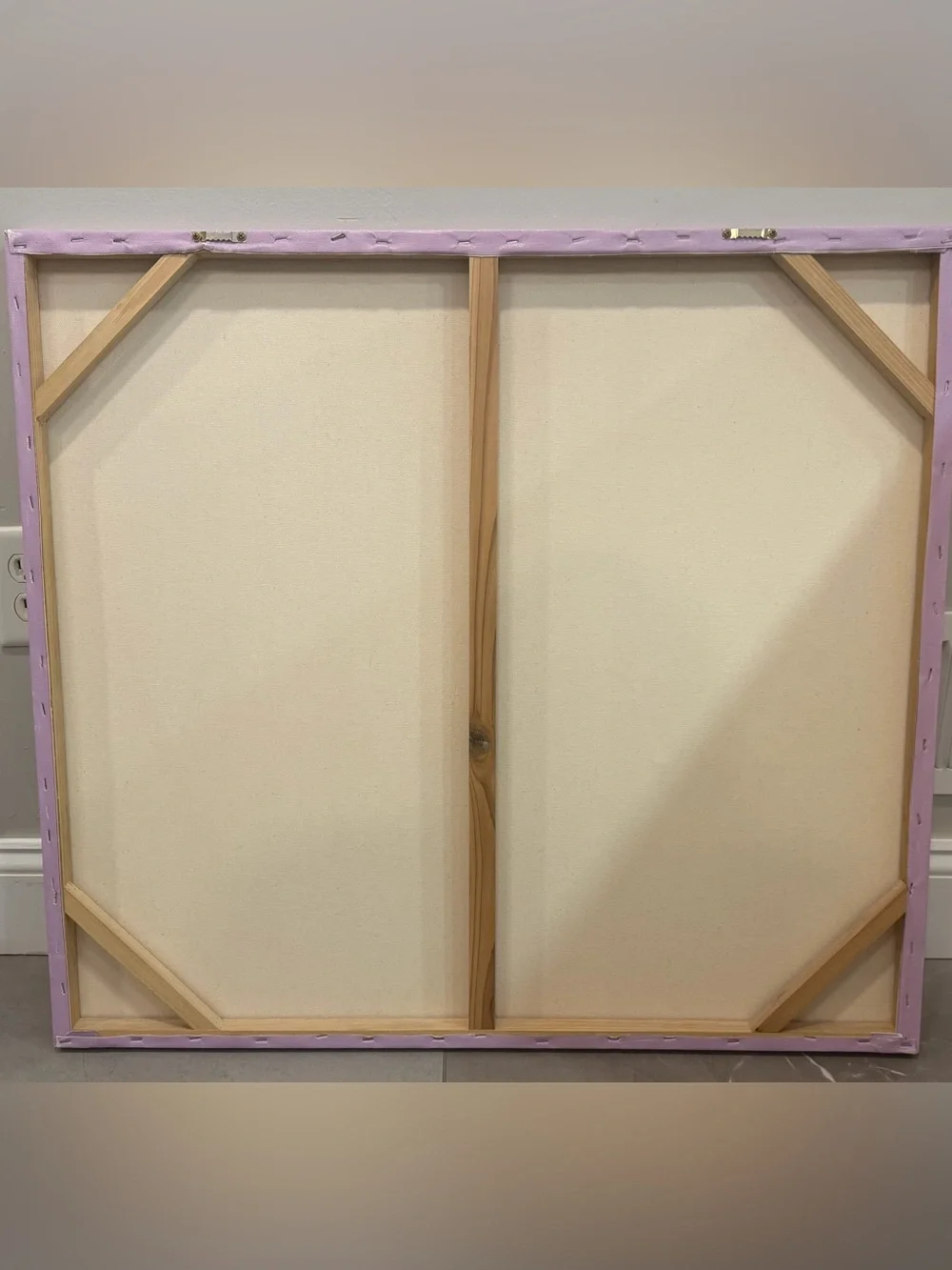 Floral Trio Wall Art Panel - Purple Accents